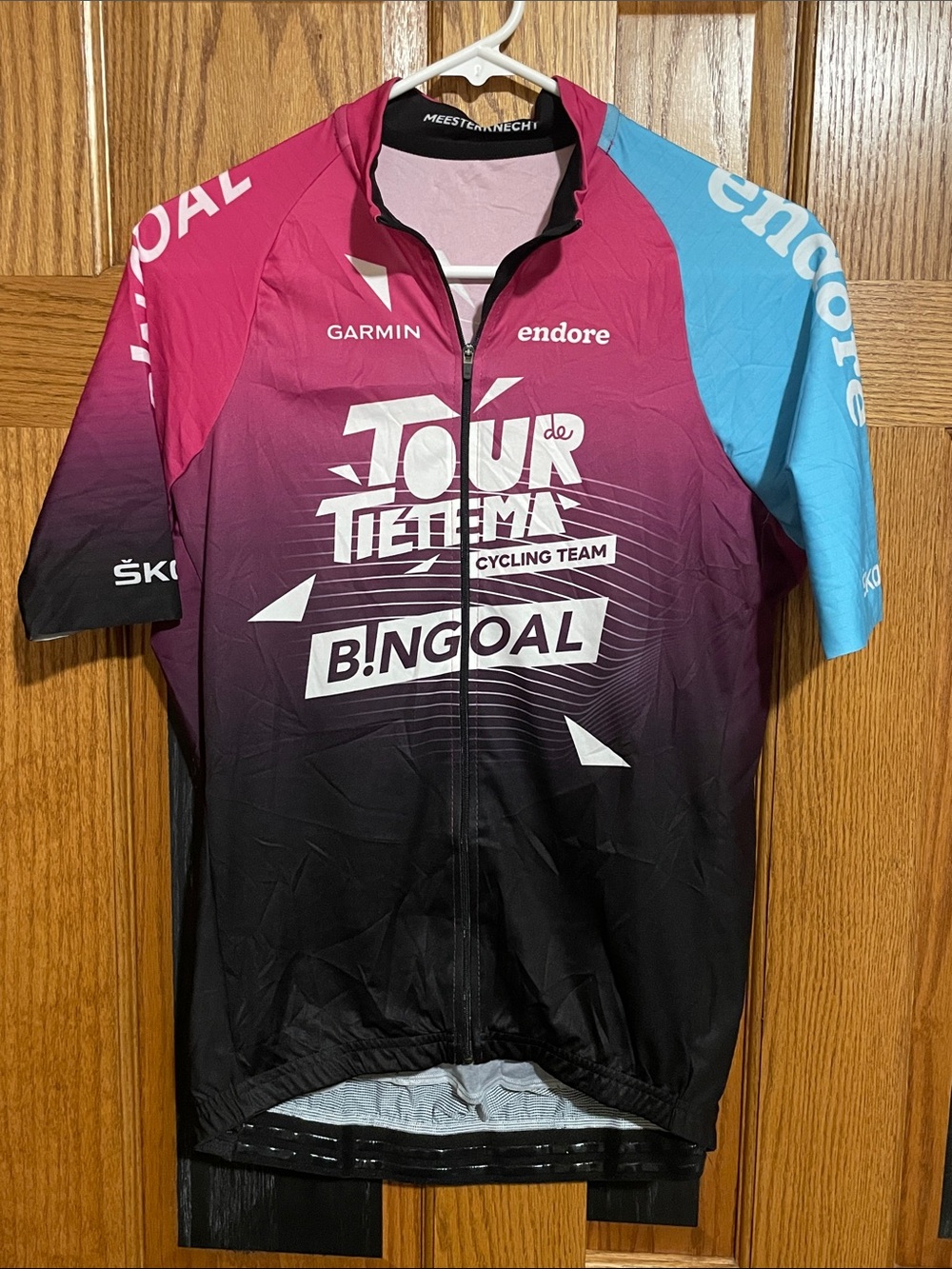 Australian Tour de Team Mens/Woman’s Cycling Jersey - Pink, Blue & Black